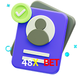 Tornar-se um membro do 48X Bet é muito simples